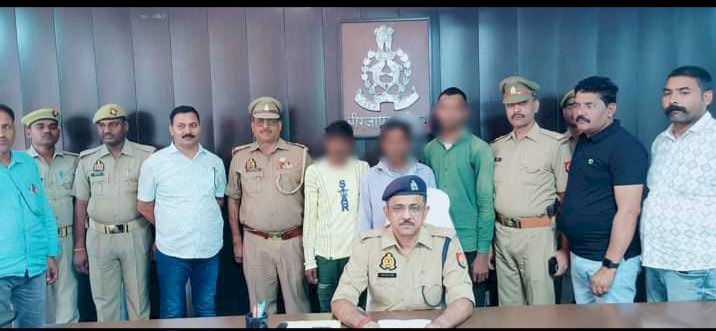 लालगंज में तीन शातिर वाहन चोर गिरफ्तार, चोरी की 12 बाइक सहित अन्य पार्ट बरामद
